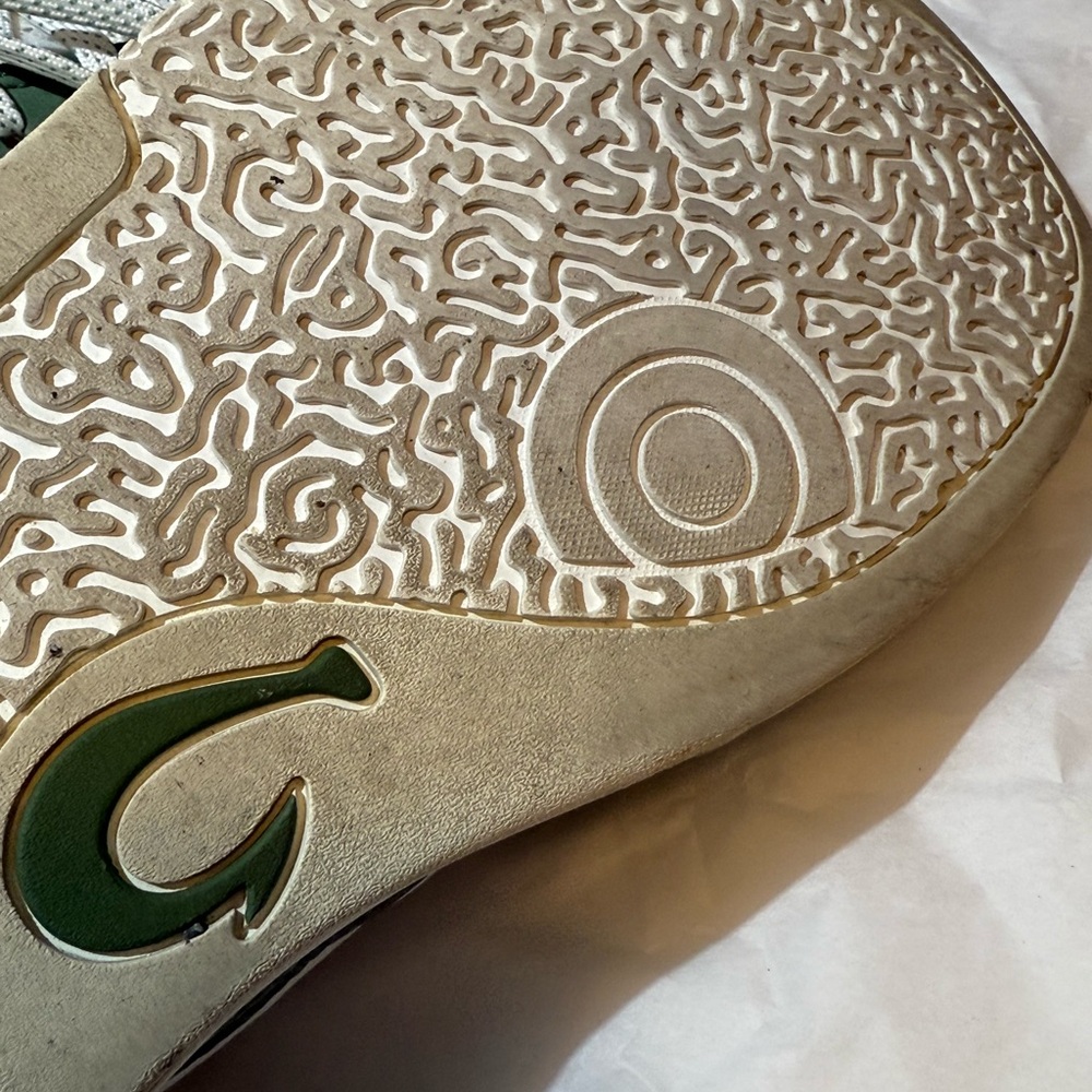 Olukai Bright White/Leaf 'Anau Men's Pickleball Shoes 10545-WBSE M12 - Picture 7 of 7